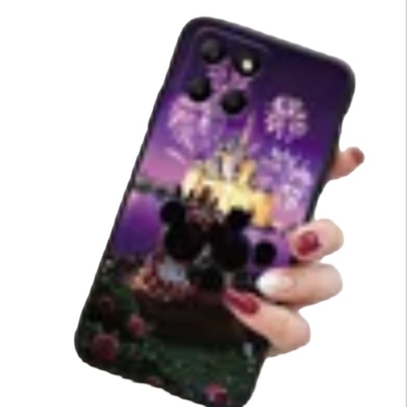 DISNEY World Castle Mickey & minnie Iphone 14 Case - Picture 1 of 3